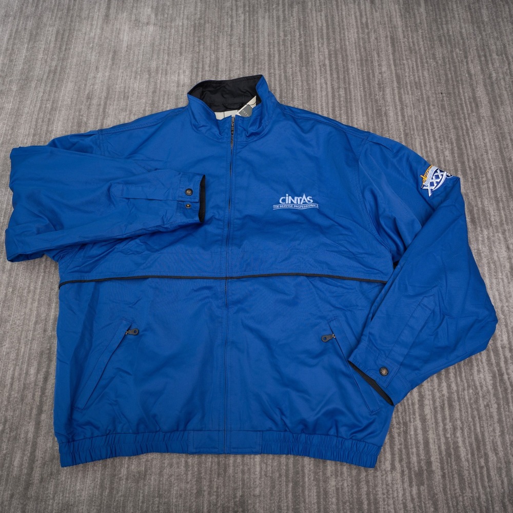 Cutter & Buck Jacket Mens XL Blue NWT Super Bowl XXXIX Fox Cintas Windbreaker